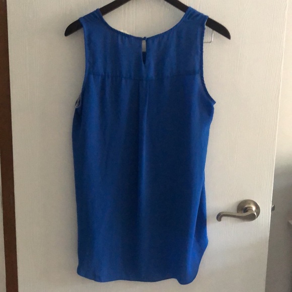 Blue tunic tank top - Picture 3 of 5
